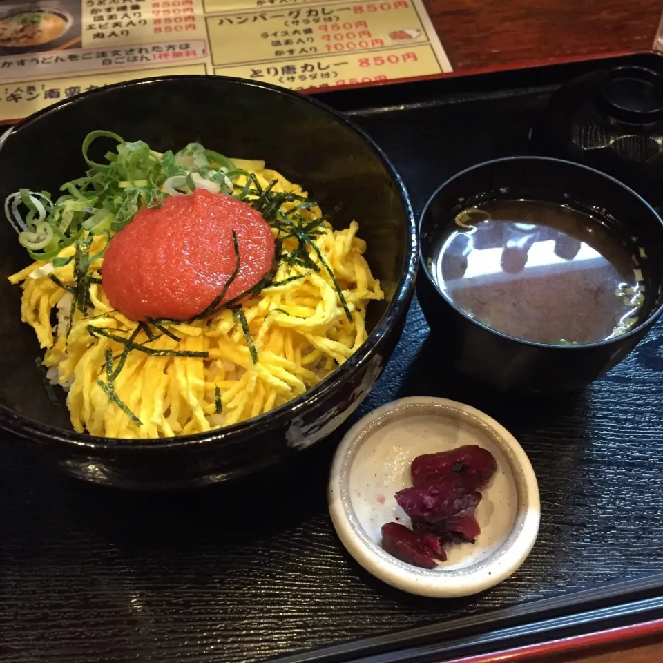 明太子丼定食*\(^o^)/*|すかラインさん