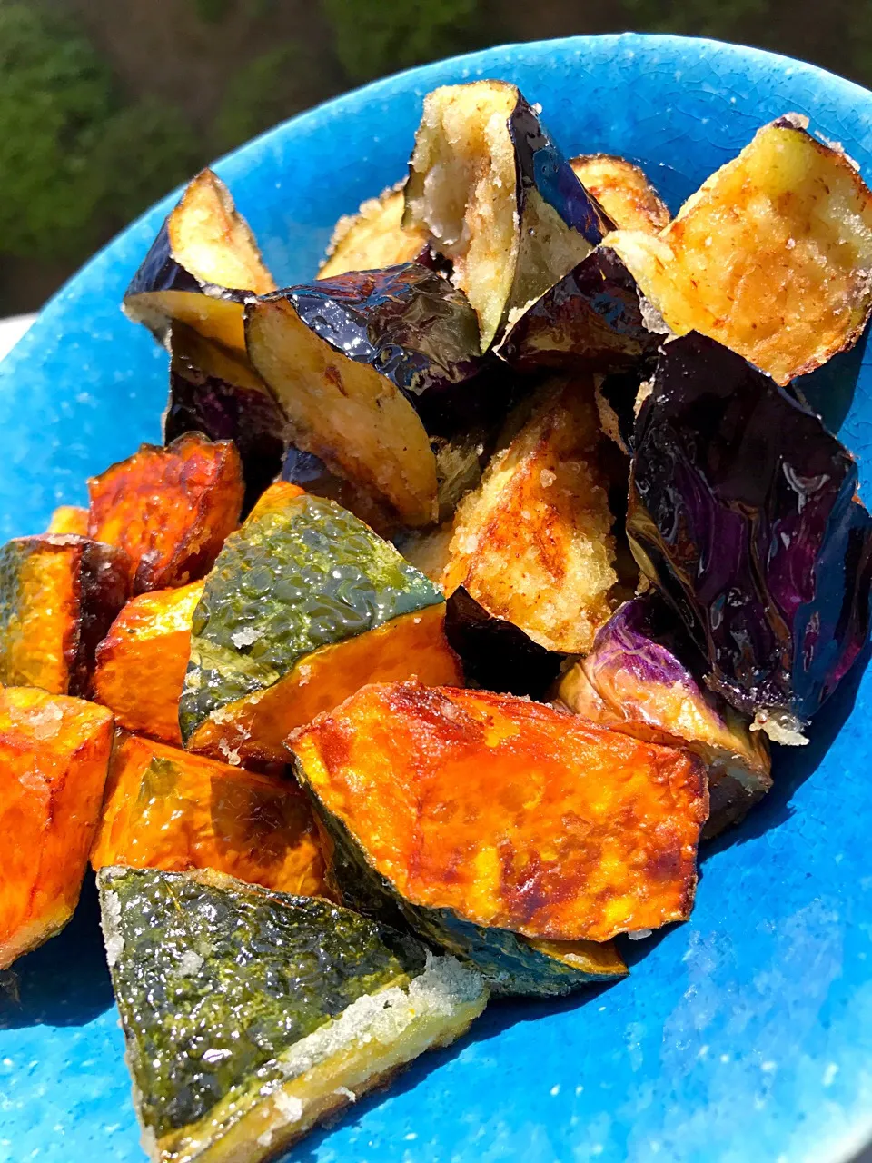 茄子と南瓜の素揚げ|シュトママさん