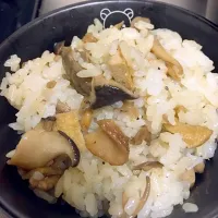 Snapdishの料理写真:きのこと鶏肉まぜごはん|vanity01さん