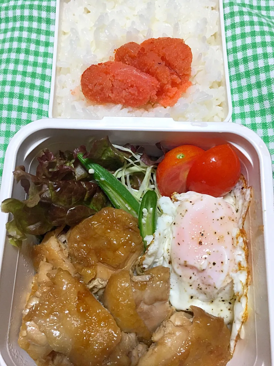 9月12日 鶏照り焼き 目玉焼き弁当🍱😋|かよっぺさん