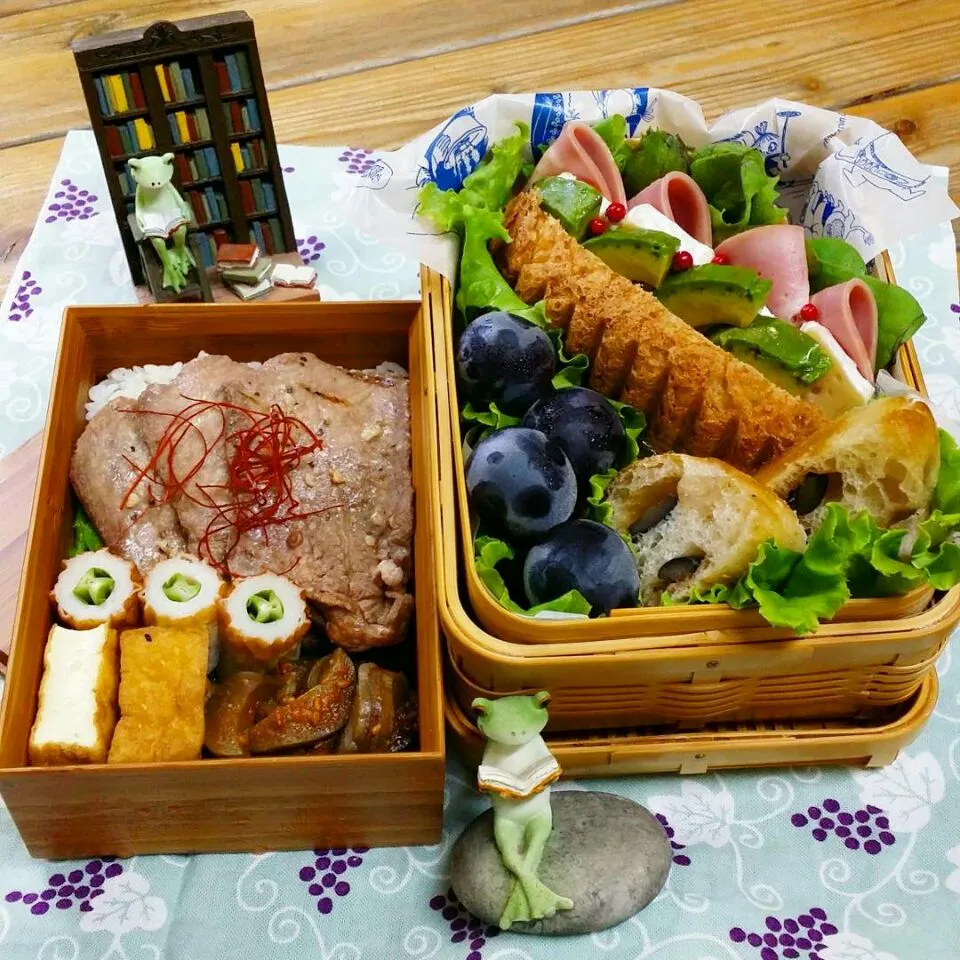 Snapdishの料理写真:旦那さんのお弁当♪|kyujaさん