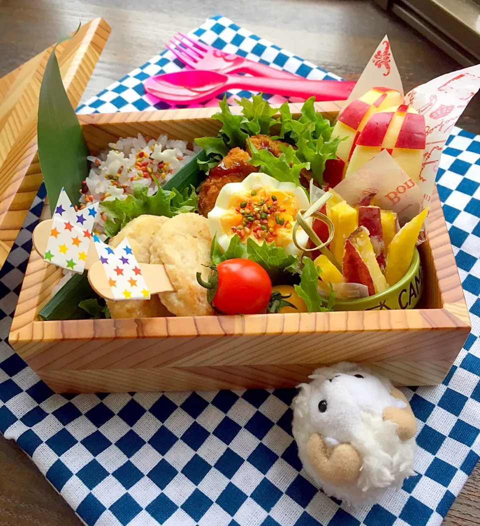 鶏つくねのお弁当！空っぽにな〜れ♡|マトンさんの飼い主さん