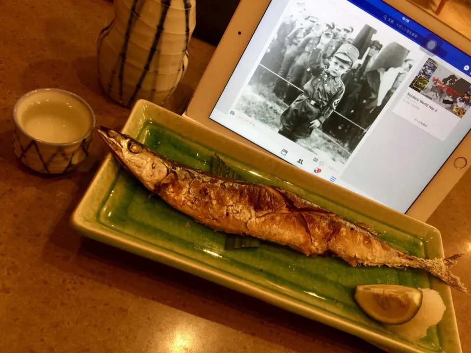 今年初秋刀魚は塩焼きで。|Toshinori Kogaさん