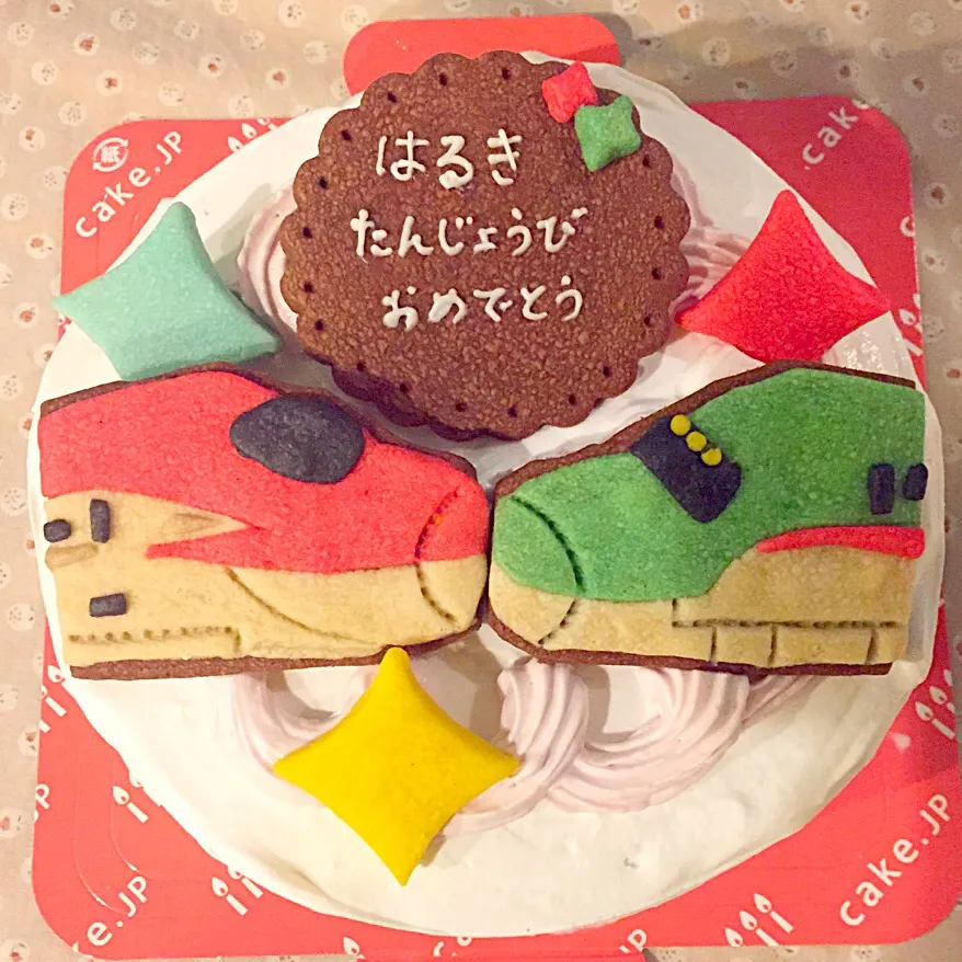 はやぶさ&こまち連結
#お誕生日ケーキ #バースデーケーキ  #デコレーションケーキ #ケーキ #アレルギー #アレルギー対応  #アレルギー対応ケーキ  #卵アレルギー  #卵不使用  #乳製品アレルギー  #乳製品不使用  #卵乳製品不使用  
#はやぶさ #こまち #新幹線 #のりもの|サント*シャペルさん