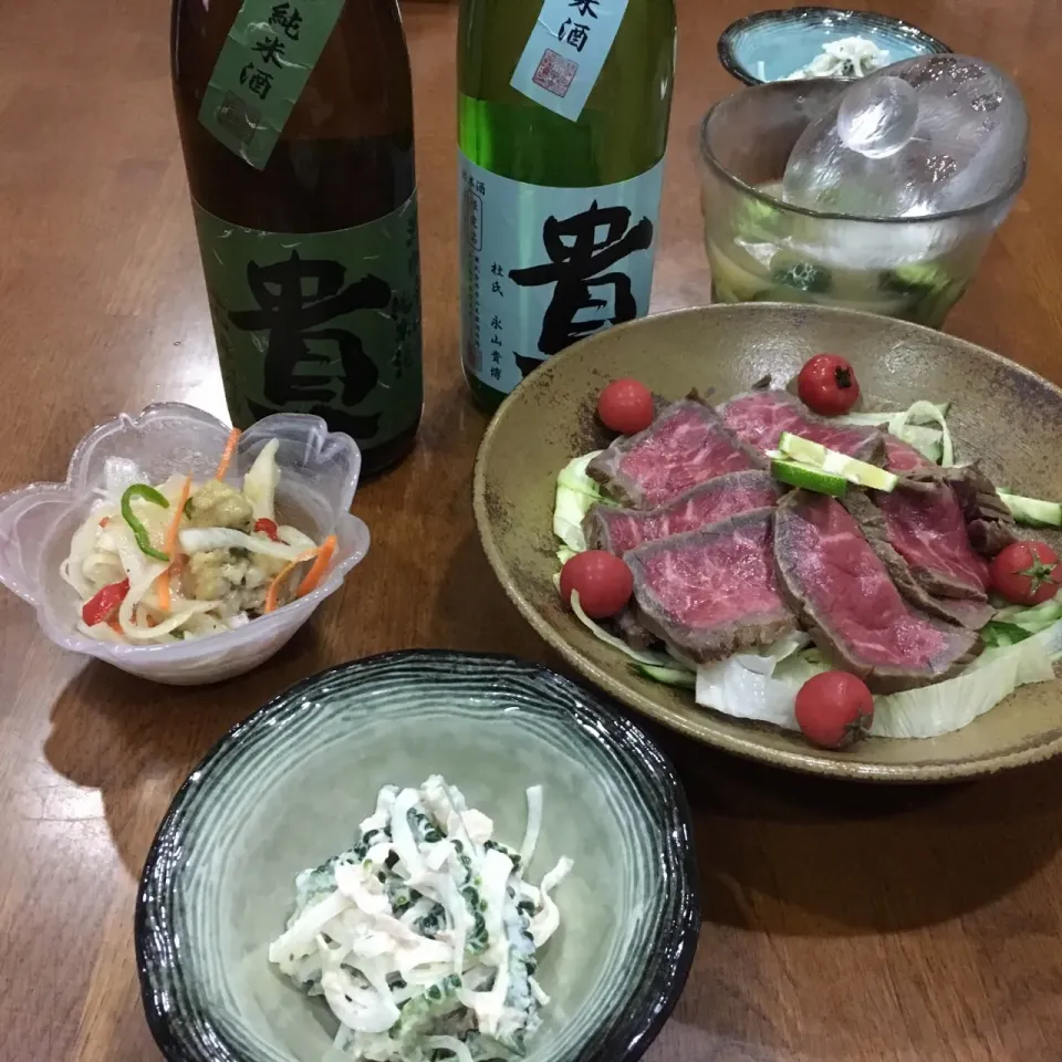 今夜は 地酒 『 貴』をいただきます|sakuramochiさん