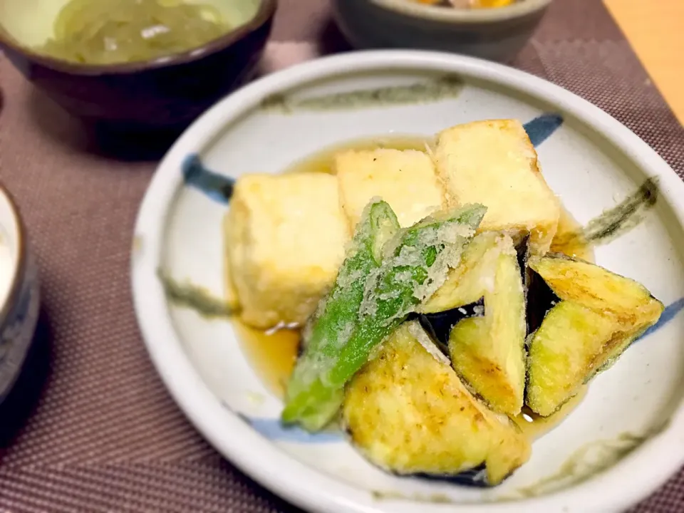 揚げ出し豆腐&揚げ出し茄子|Rinさん