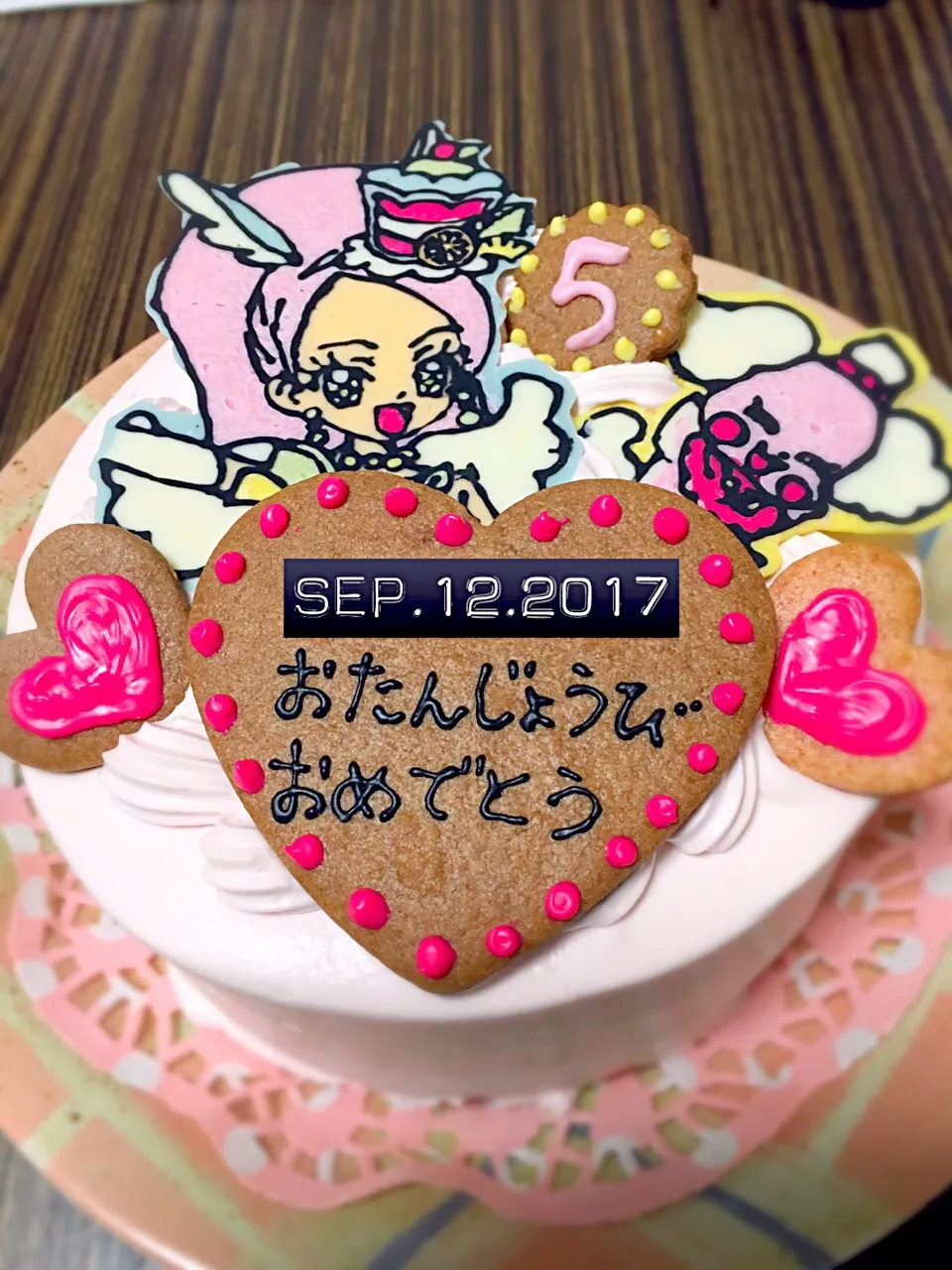 Snapdishの料理写真:お誕生日ケーキ|ましゅさん