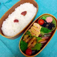 Snapdishの料理写真:9/13 高校男子のお弁当|おおけいさん