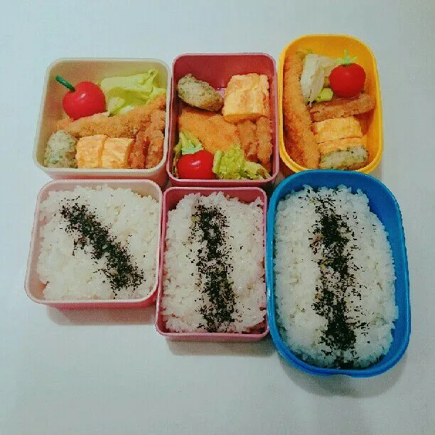 9/13(水)の3人弁当🍱|ふみぃさん