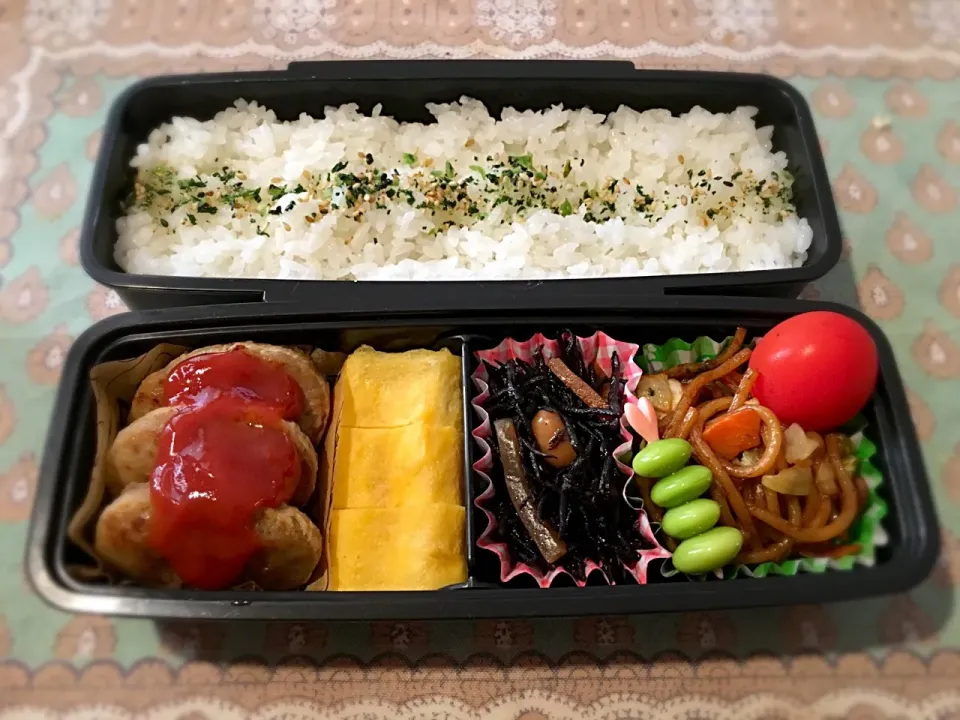 Snapdishの料理写真:中1男子 弁当🍱|チビミミさん