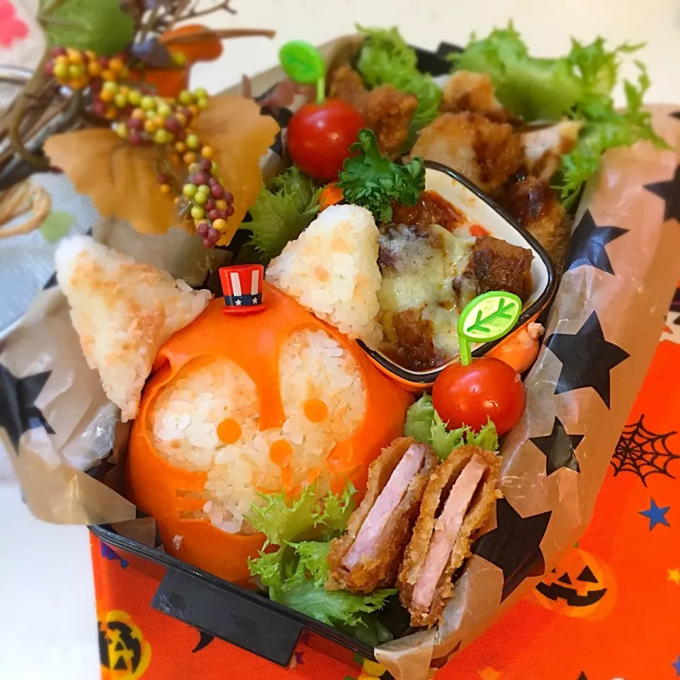 Snapdishの料理写真:ジャックオランタンのジェラトーニ弁当|せいこさん