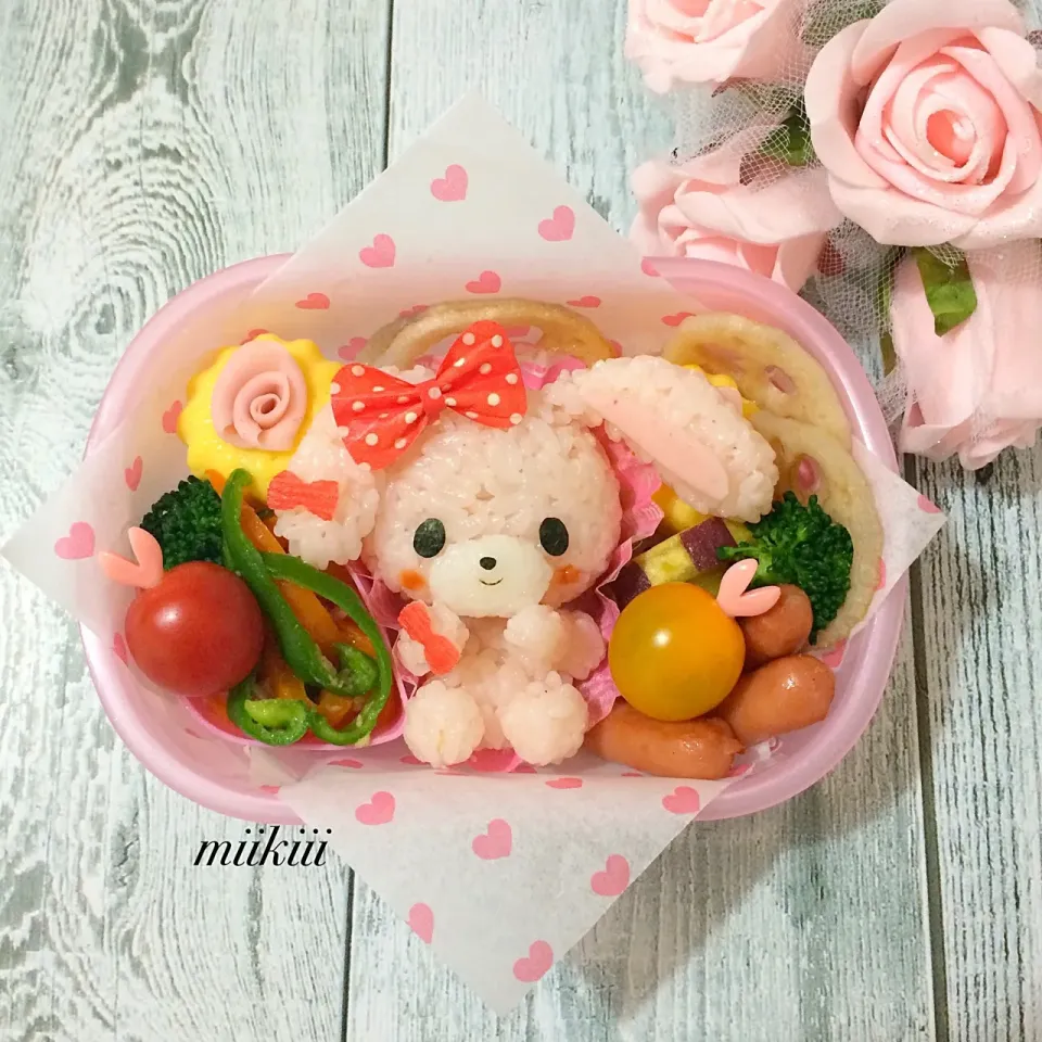 Snapdishの料理写真:ぼんぼんりぼんちゃんのお弁当♡|みきさん