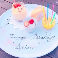 Snapdishの料理写真:🍰Birthday Desert from Canal🍨|山田さん