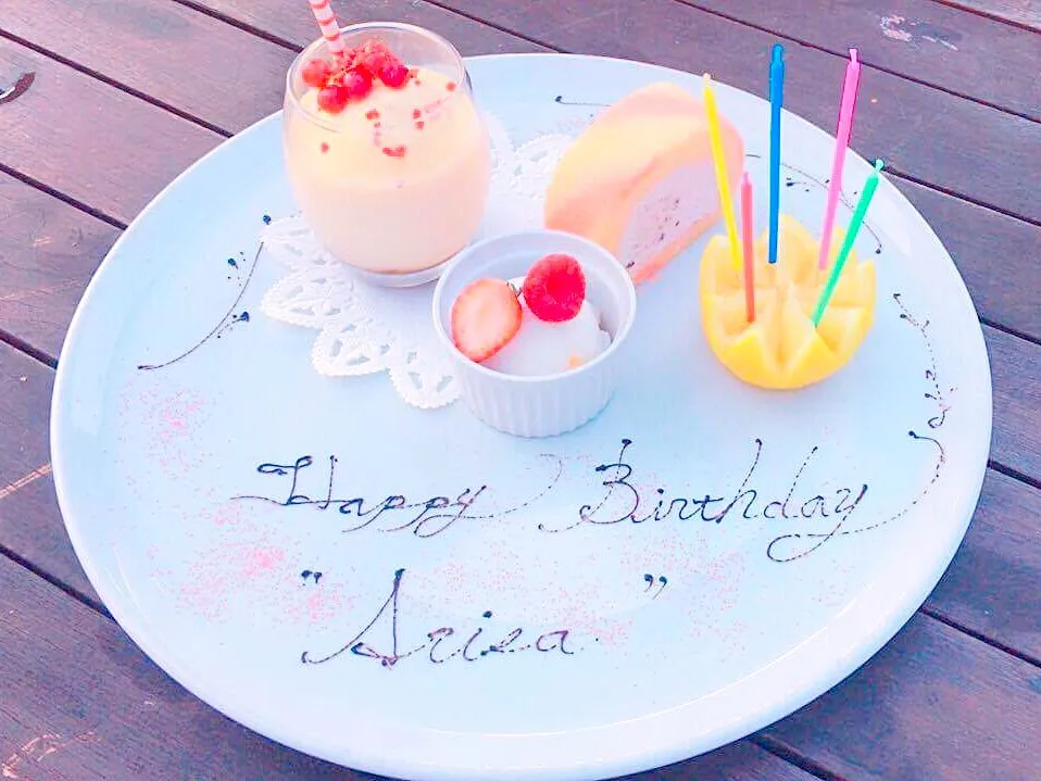 🍰Birthday Desert from Canal🍨|山田さん