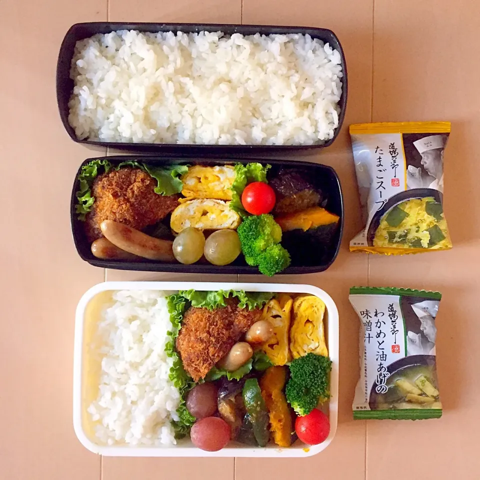 メンチカツ弁当#おうちごはん #オベンタグラム #お弁当|ゆかりさん