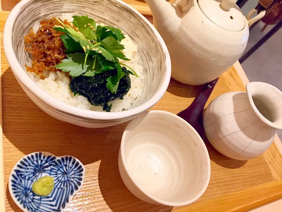 Snapdishの料理写真:お茶漬けランチ@MACCHA HOUSE 抹茶館|あずささん