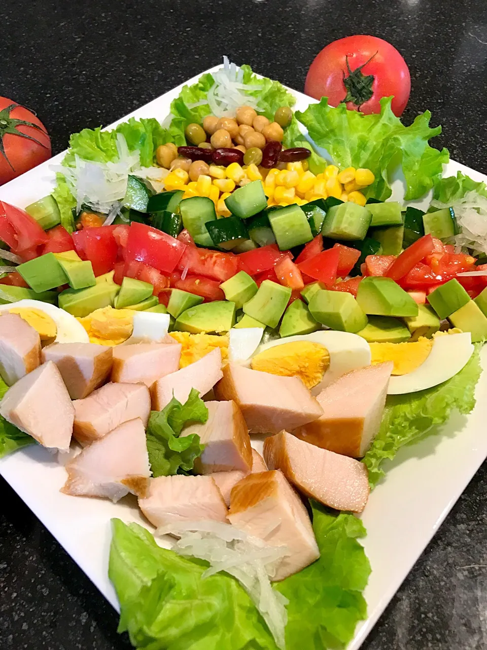 スモークチキンサラダ🥗|シュトママさん