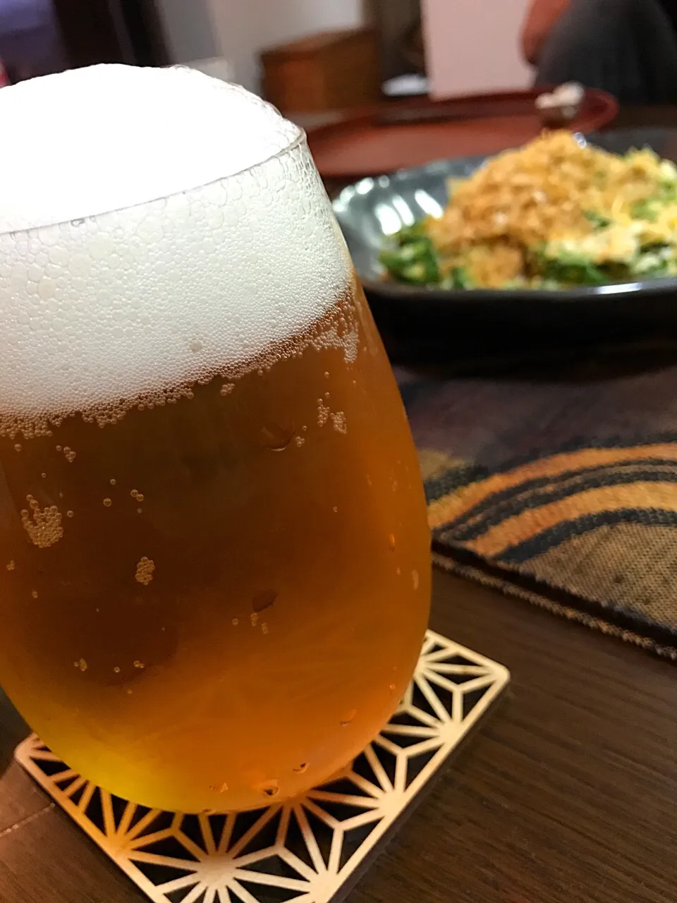 Snapdishの料理写真:発泡酒で乾杯|☆Chai☆さん