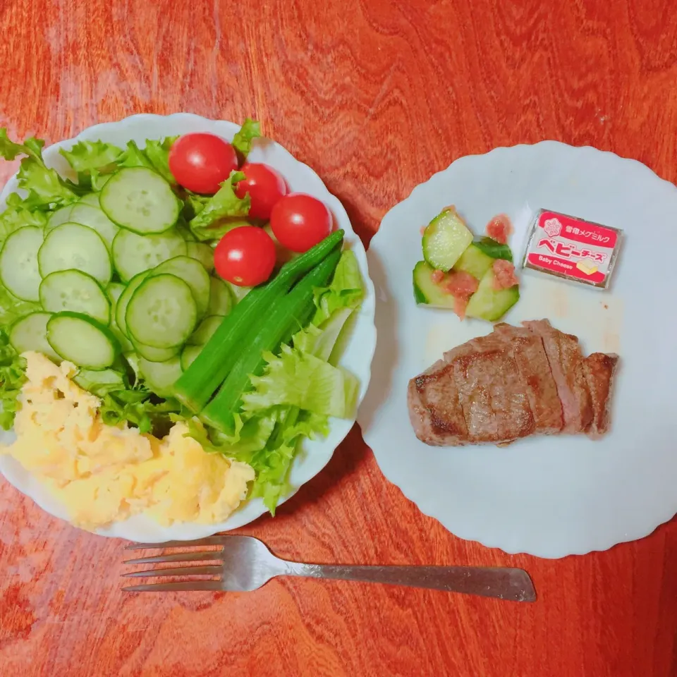 #ステーキ #サラダ #ダイエット#夕飯|saaaさん