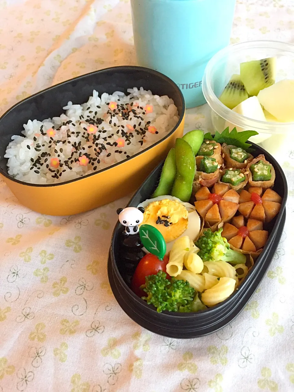 オクラの豚肉巻きのお弁当|Sakikoさん