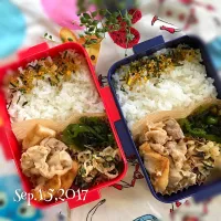 Snapdishの料理写真:今日の#女子中学生弁当 は豚バラ豆腐の生姜焼き|Hiroko Kさん