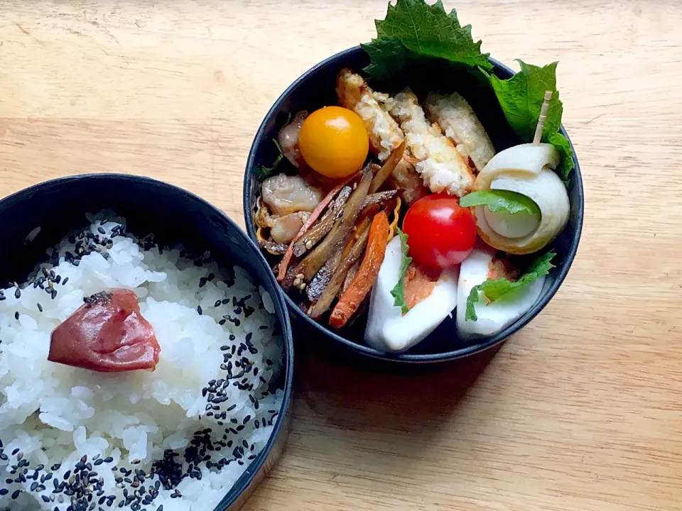 鮭フライ 弁当|弁当 備忘録さん