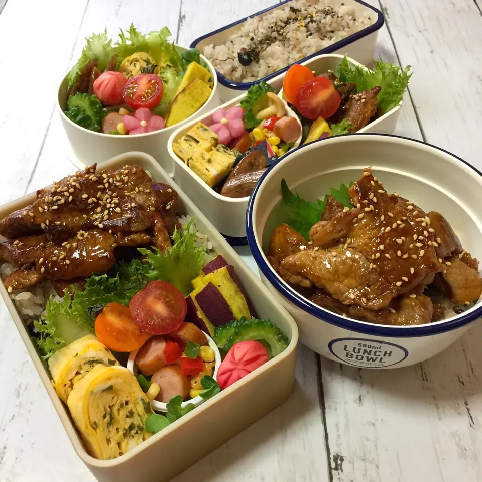 Snapdishの料理写真:トンテキ弁当|サリーさん