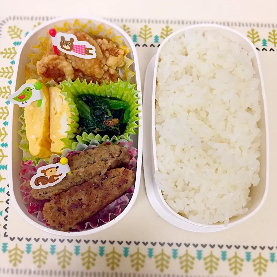 昨日の中3娘お弁当♡
#お弁当 
#牛乳アレルギー 
#ナッツアレルギー|とんちゃさん