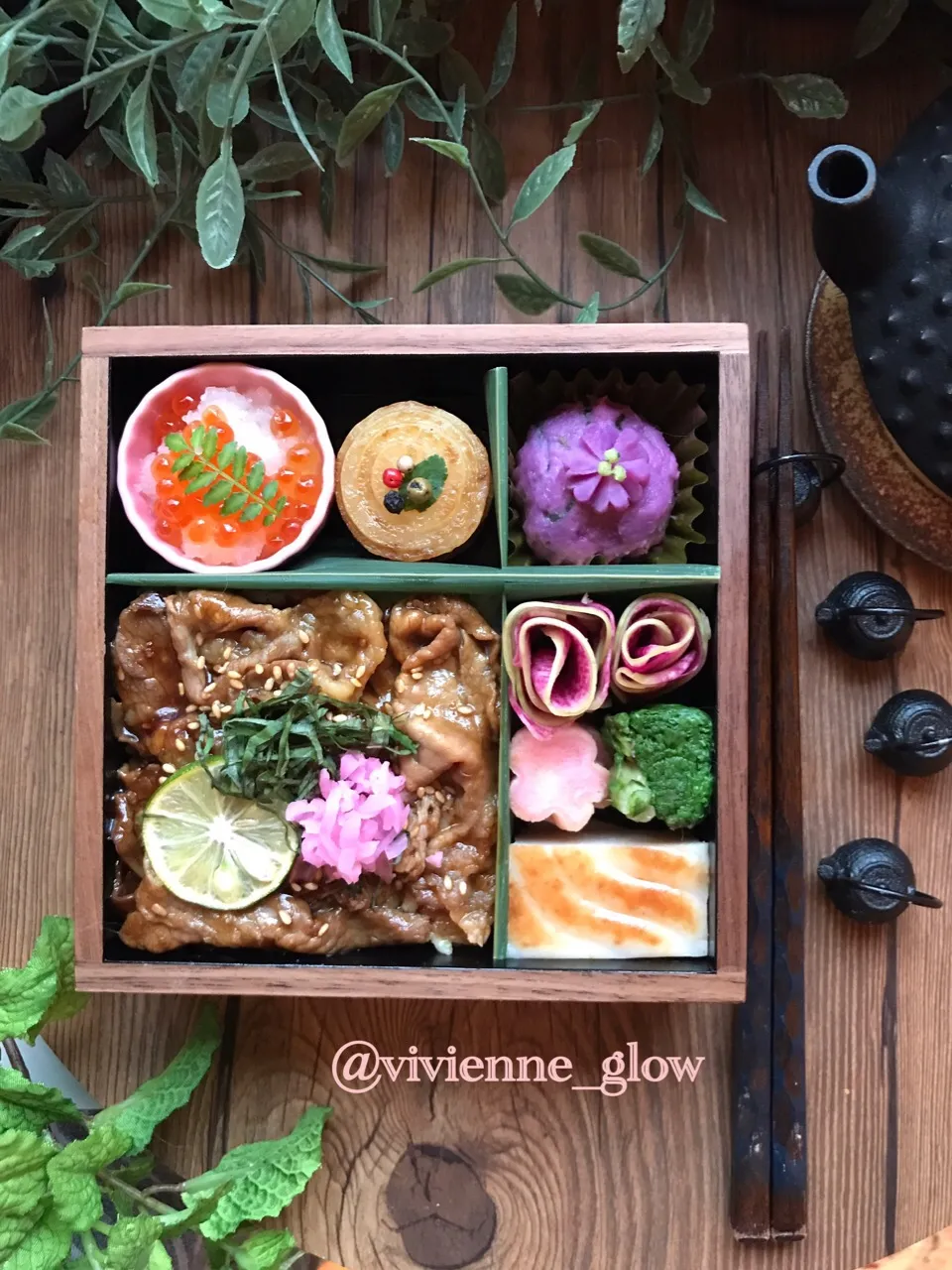 カルビ丼弁当|vivienne_glowさん