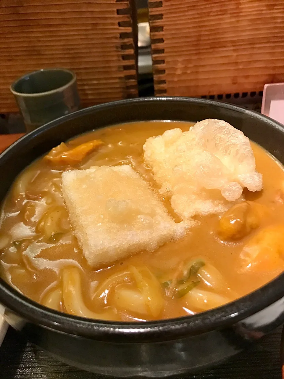 超久々に「千」のカレーうどん
#揚げ餅カレーうどん|ATSUMIさん