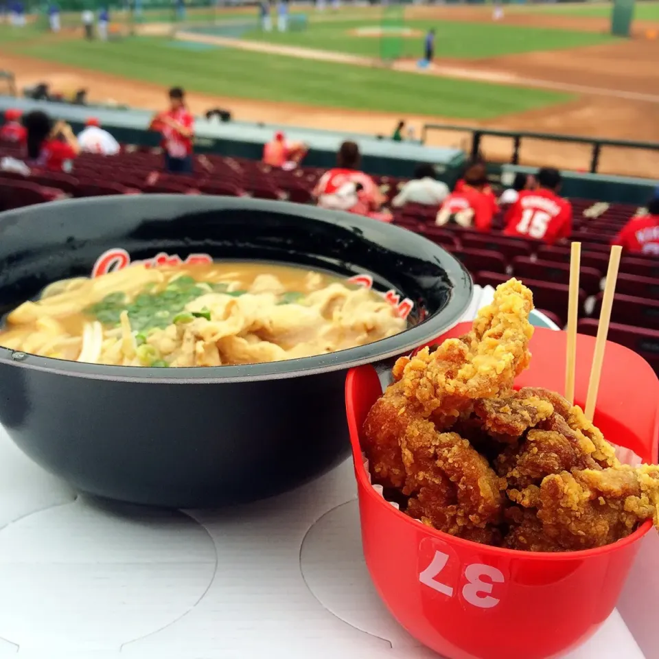 2017年9月14日☆カープ観戦 新井さんラーメン🍜＆野間からあげ🐔（笑）|MAPITEEさん