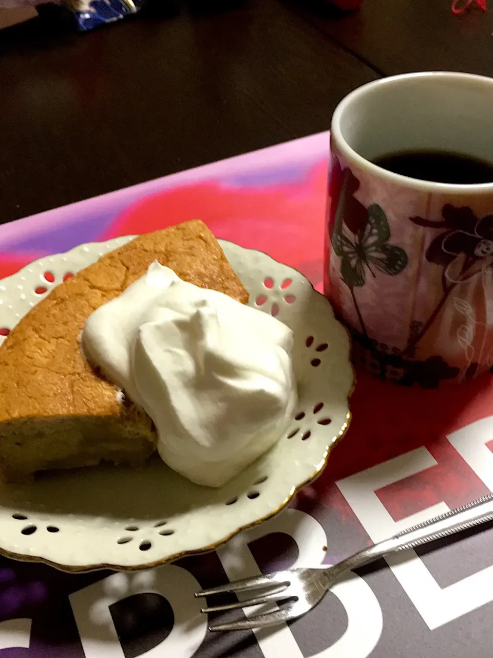 紅茶のシフォンケーキ焼きました(*^｡^*)|ライムさん