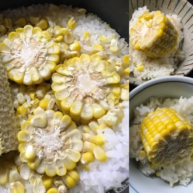 Snapdishの料理写真:炊き込みとうもろこし🌽ご飯|シュトママさん