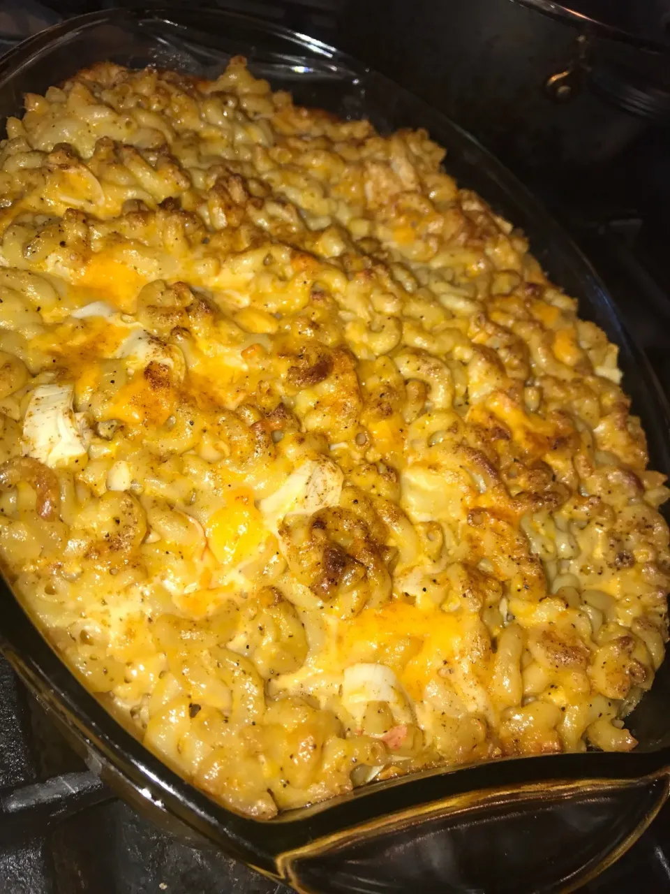 Crabmeat and three cheese Mac & cheese🧀🧀🧀|Tawanjaさん