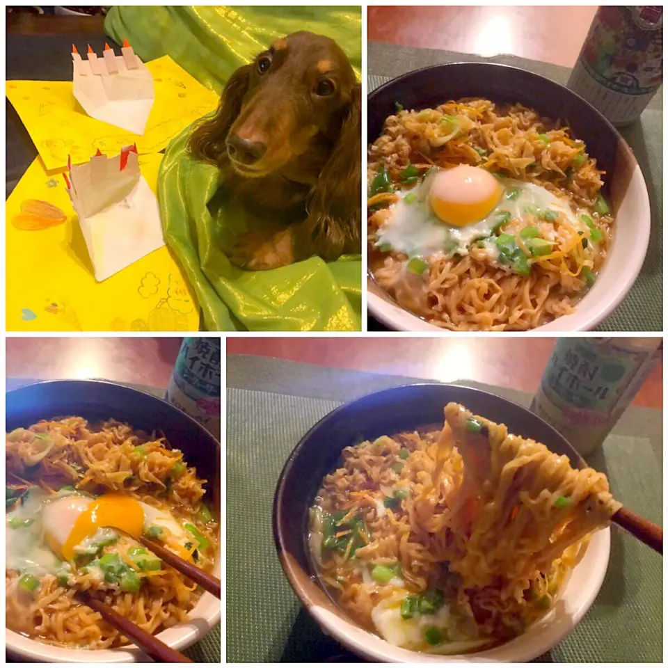 Snapdishの料理写真:Chicken Ramen w/egg&vegetables🍜お野菜たっぷりﾁｷﾝﾗｰﾒﾝ🐣|🌈Ami🍻さん