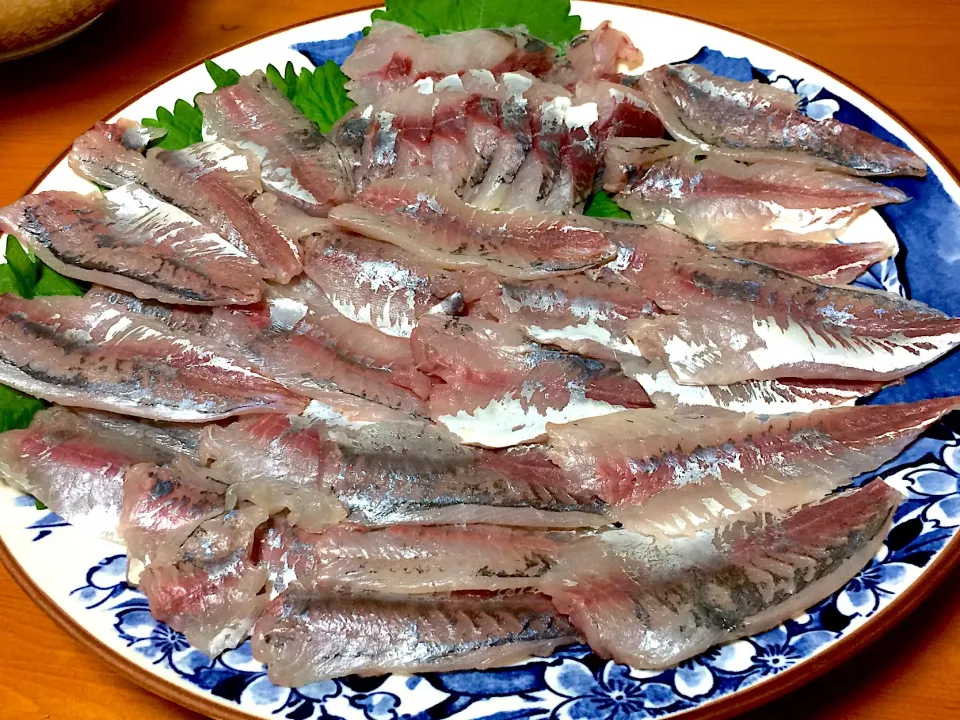 釣り人料理『鯵刺し』|風流料理人さん