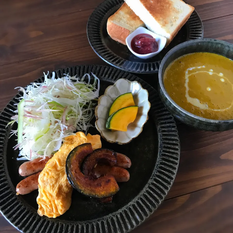 今日の朝ごはん|ぺんぎんさん