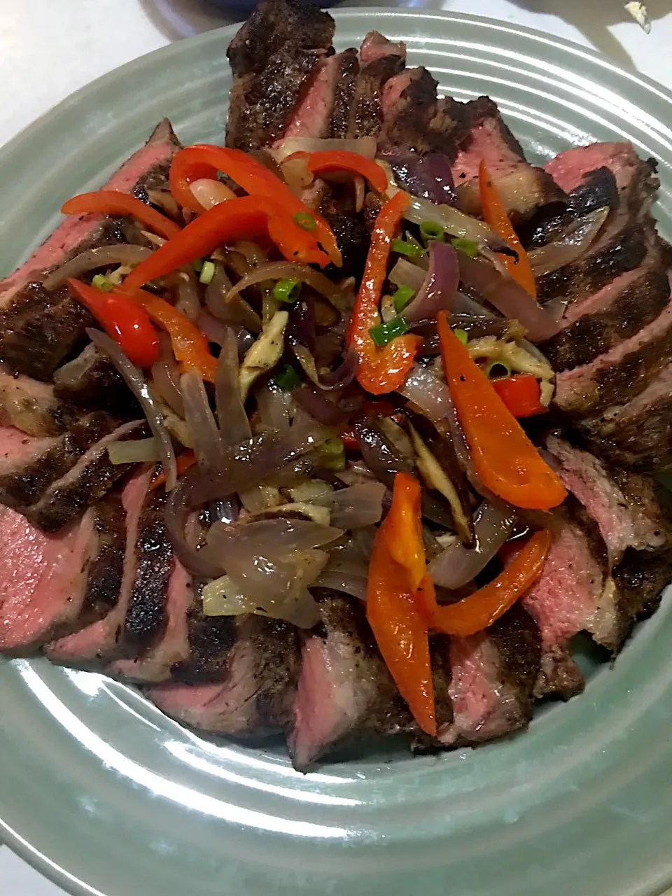 Snapdishの料理写真:Grilled New York Loin Steak #grilledsteak #steak|🌺IAnneさん