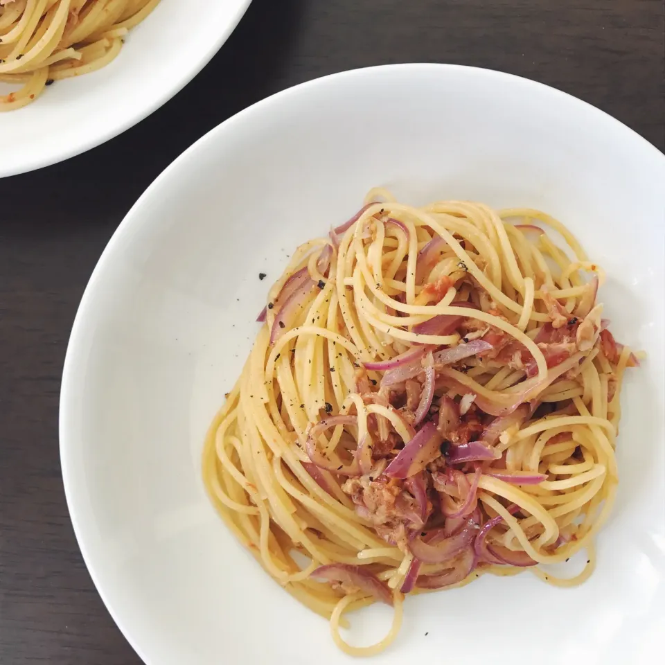 Snapdishの料理写真:セミドライトマトとツナのパスタ|麻紀子さん