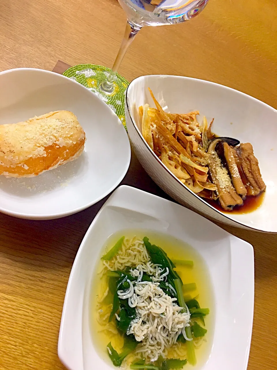 Snapdishの料理写真:煮穴子とじゃがいものコロッケと揚げた牛蒡と蓮根 #tastytable|Kazutaka  Oozawaさん