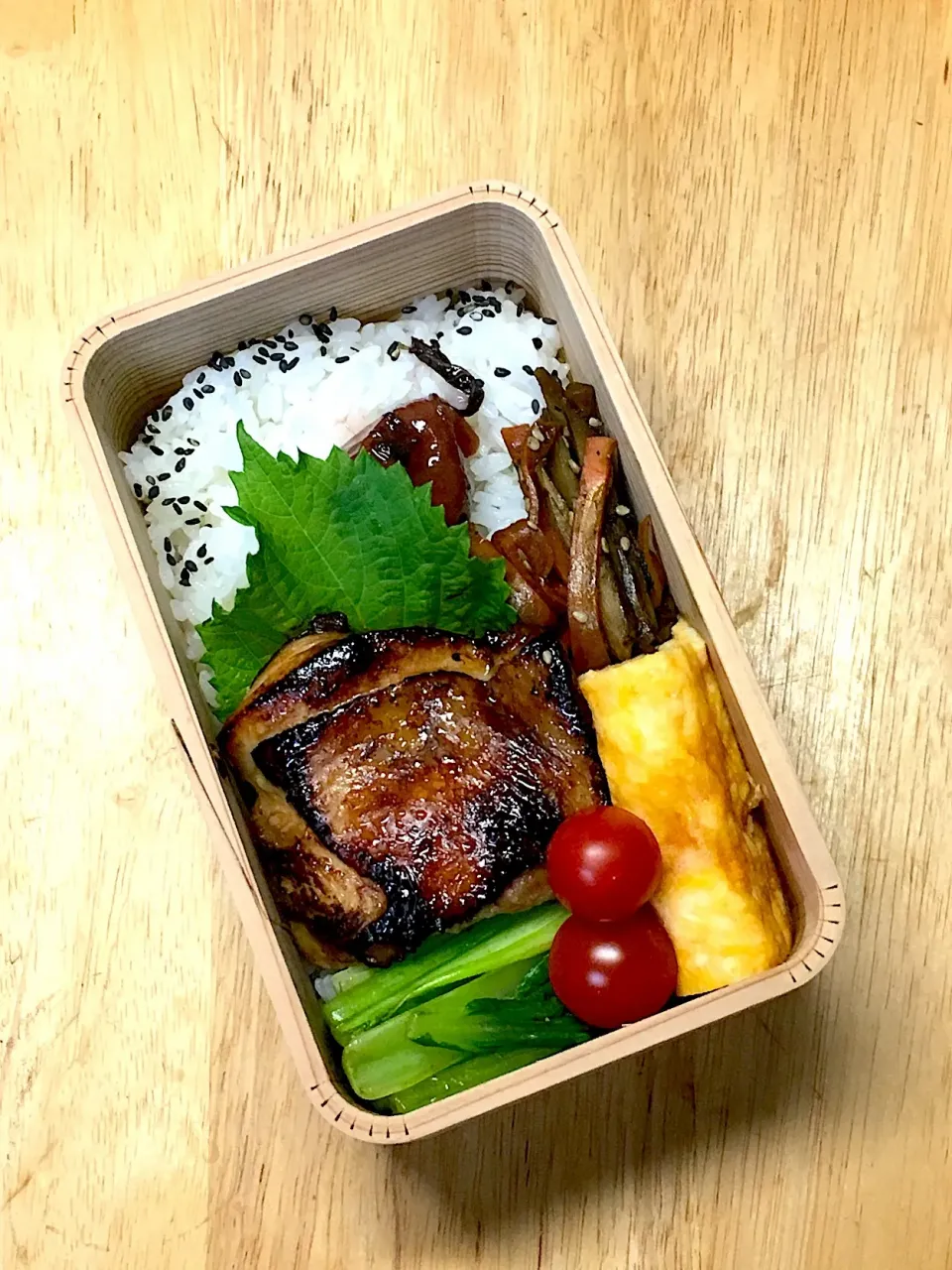 鶏の照り焼き 弁当|弁当 備忘録さん