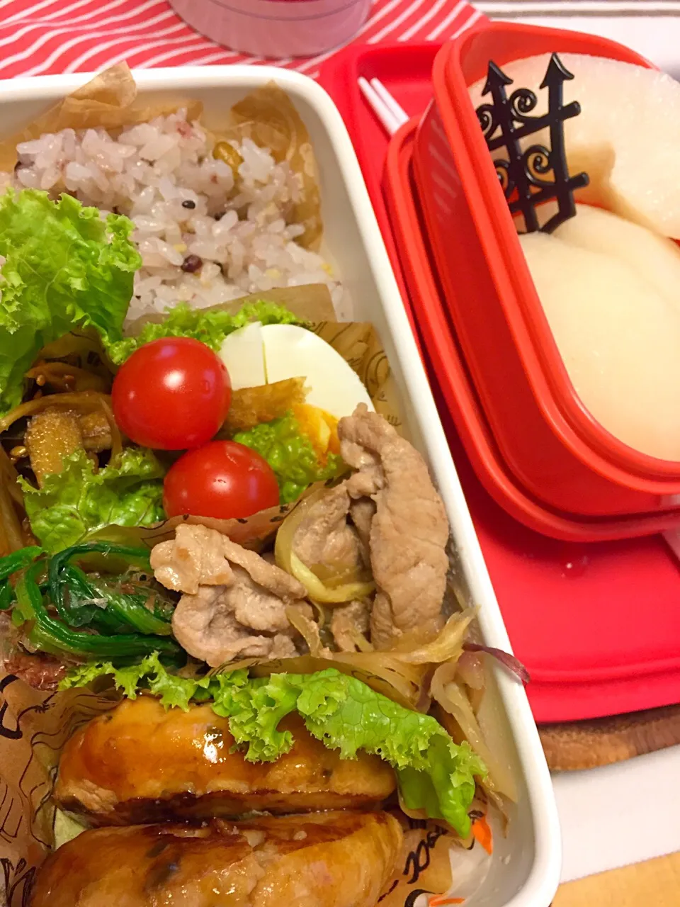 女子高校生用 鶏つくね弁当|riorieさん