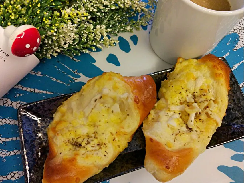 Thermomix mushroom gratin bread|Ee Shanさん