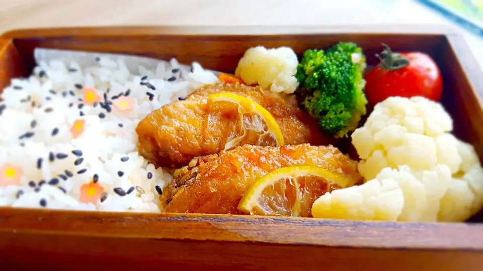 Lime soy chicken wing bento set|Chua Jeanさん