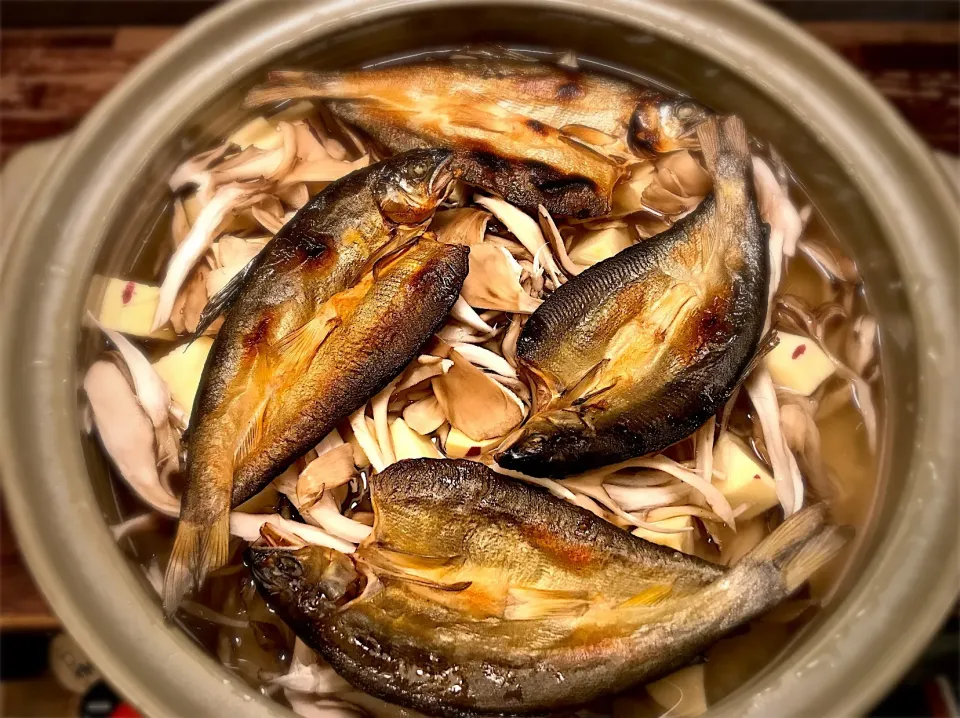 鮎の開きと鳴門金時の炊き込みご飯1|半田手延べそうめんの店 阿波や壱兆さん