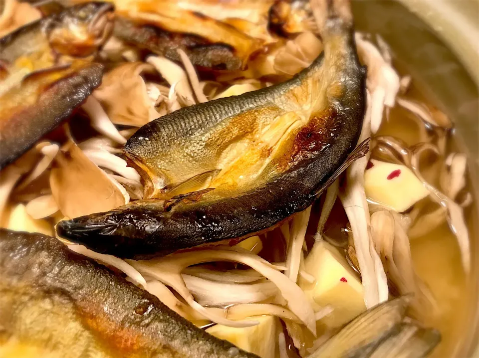 鮎の開きと鳴門金時の炊き込みご飯2|半田手延べそうめんの店 阿波や壱兆さん