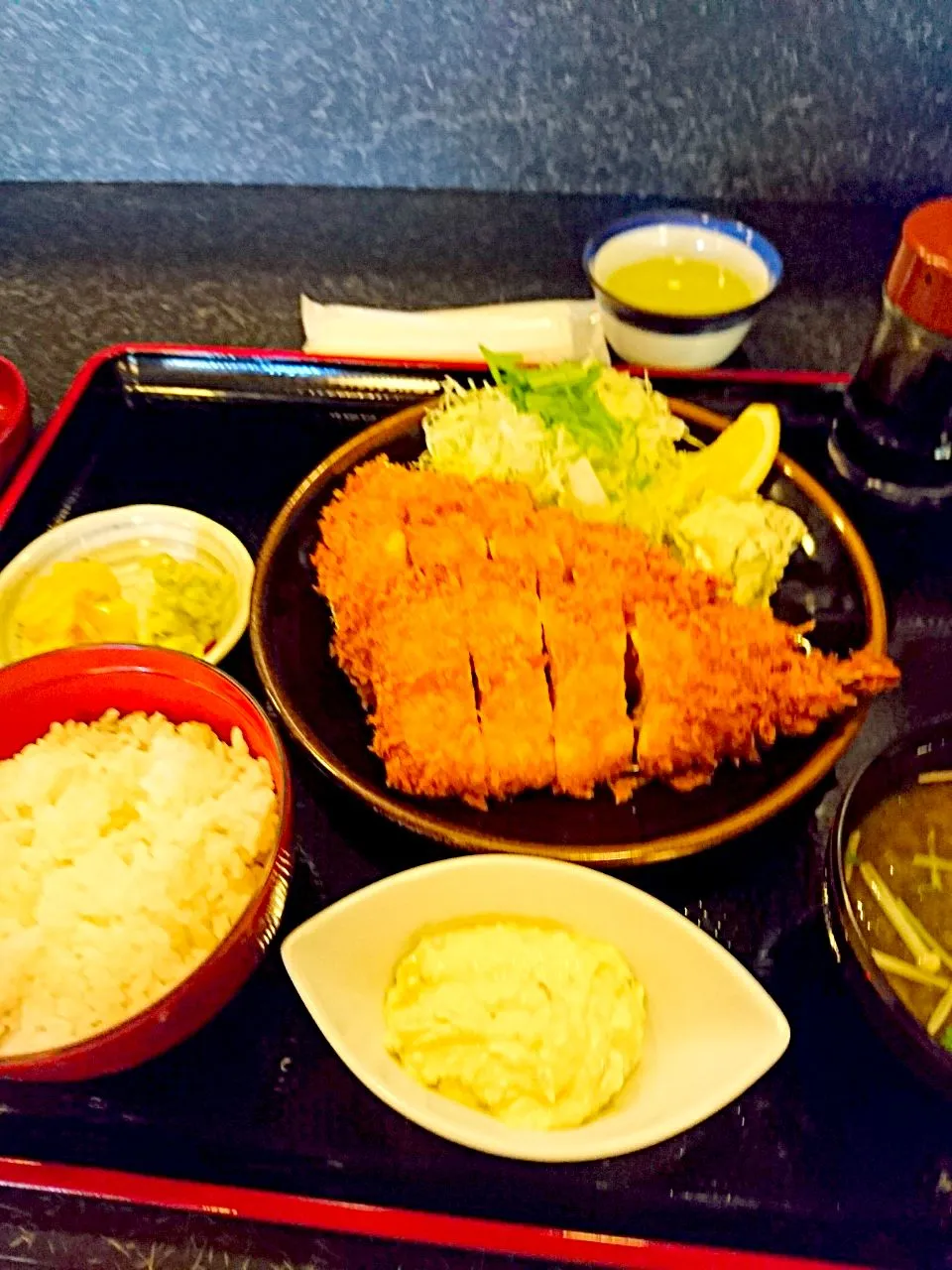 伊勢・漣の開き海老フライ定食|すーさん