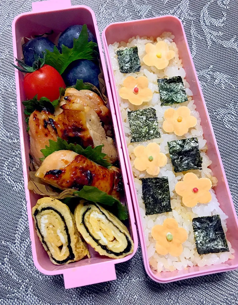 ローズポテトが大失敗🌹🥔で入れられず。緑色のきゅうり🥒入れ忘れた。色々ごめんなさいなお弁当の日もある。|RKさん