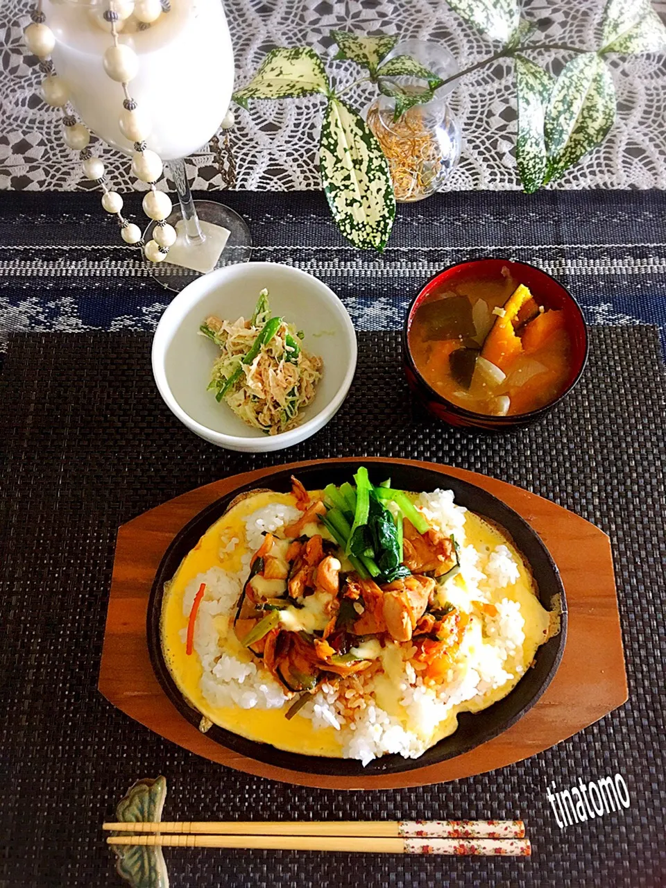 オリエンタルな鉄板親子丼！|Tina Tomoko😋さん