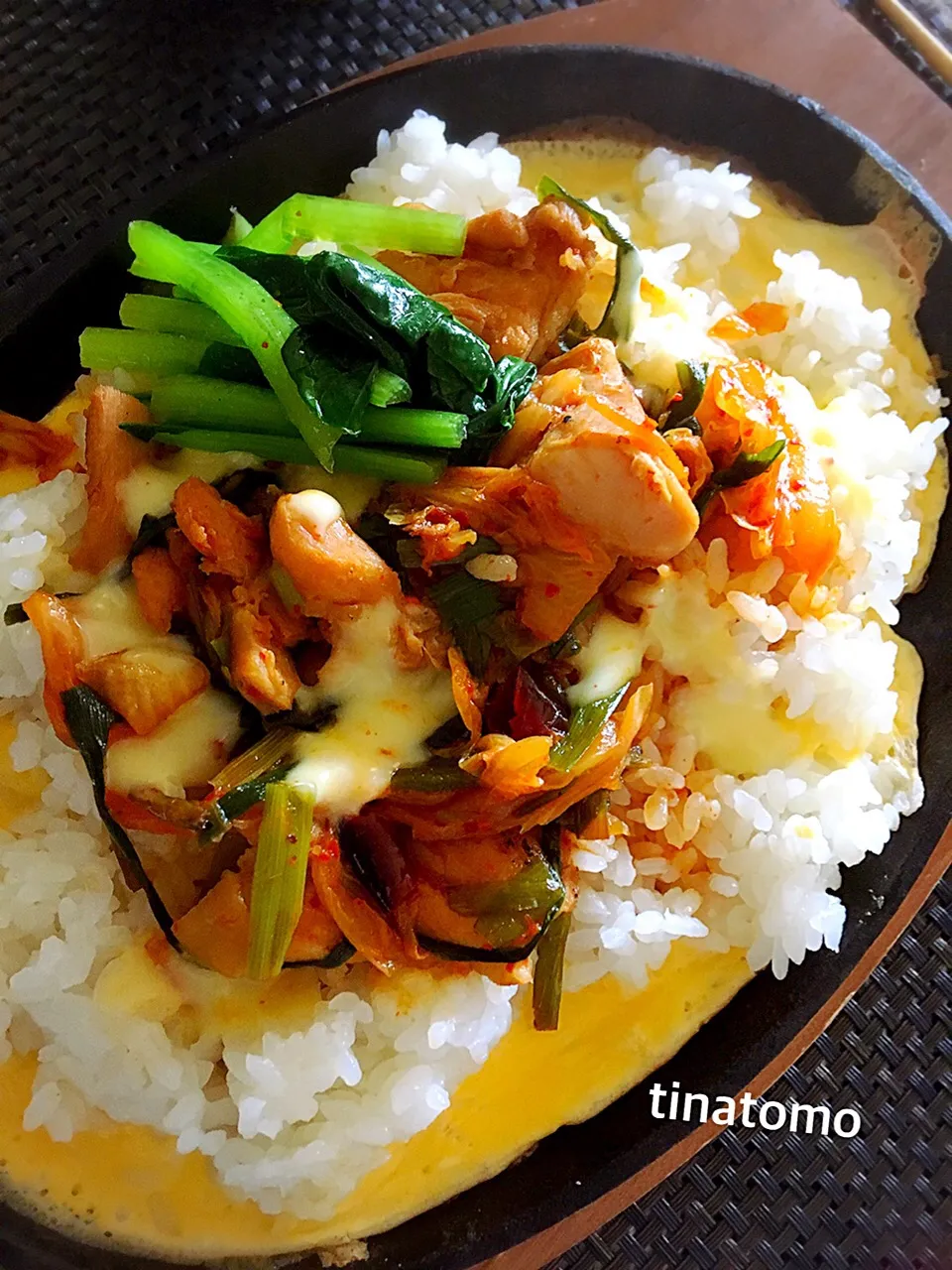 オリエンタルな鉄板親子丼！|Tina Tomoko😋さん
